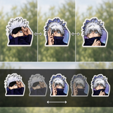 3D Lenticular Sticker - Jujutsu Kaisen - Satoru Gojo Peeking