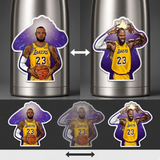 3D Lenticular Sticker - NBA - Lebron James Lakers #23