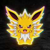 3D Lenticular Sticker - Pokémon - Flareon, Vaporeon, Jolteon & Eevee