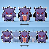 3D Lenticular Sticker - Pokémon - Gengar Trio