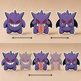 3D Lenticular Sticker - Pokémon - Gengar Trio