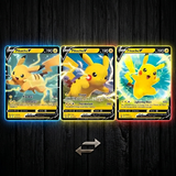 3D Lenticular Sticker - Pokémon - Pikachu V Card Trio