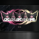 3D Lenticular Sticker - Sanrio - Kuromi Trio