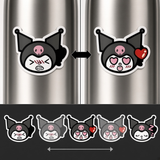 3D Lenticular Sticker - Sanrio - Kuromi Emoji Trio