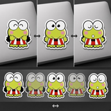 3D Lenticular Sticker - Sanrio - Keroppi Trio