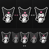 3D Lenticular Sticker - Sanrio - Kuromi Expressive Poses