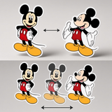 3D Lenticular Sticker - Mickey Mouse - Mickey Mouse Classic