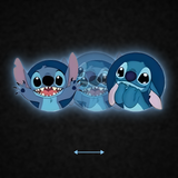 3D Lenticular Sticker - Lilo & Stitch - Stitch Playful & Silly