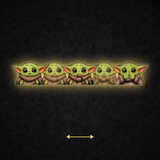 3D Lenticular Sticker - Star Wars - Baby Yoda (Grogu)
