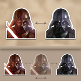 3D Lenticular Sticker - Star Wars - Darth Vader Lightsaber