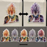 3D Lenticular Sticker - Dragon Ball - Vegeta Super Saiyan Color Shift