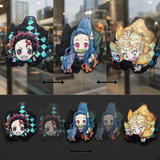 3D Lenticular Sticker - Demon Slayer - Tanjiro Nezuko Zenitsu Chibi Trio