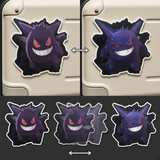 3D Lenticular Sticker - Pokémon - Gengar and Gigantamax Gengar