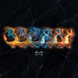 3D Lenticular Sticker - Pokémon - Charizard Mega X and Mega Y