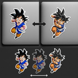 3D Lenticular Sticker - Dragon Ball - Kid Goku GT Two Forms