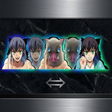 3D Lenticular Sticker - Demon Slayer - Inosuke Hashibira Face and Boar Mask Three Forms