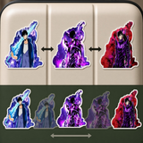 3D Lenticular Sticker - Solo Leveling - Sung Jin-Woo Shadow Monarch Three Forms