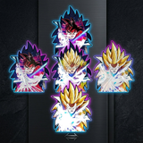 3D Lenticular Sticker - Dragon Ball - Goku