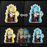 3D Lenticular Sticker - Dragon Ball - Goku (Super Saiyan Blue)
