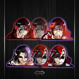 3D Lenticular Sticker - Naruto - Itachi Uchiha (Tearing Up)