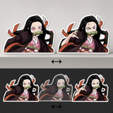 3D Lenticular Sticker - Demon Slayer - Nezuko Kamado (Angry)