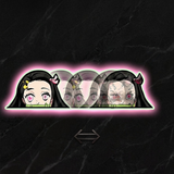 3D Lenticular Sticker - Demon Slayer - Nezuko Kamado (Half Face)