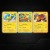 3D Lenticular Sticker - Pokémon - Pikachu + Raichu TCG Card Art