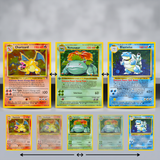 3D Lenticular Sticker - Pokémon - Venusaur, Charizard, Blastoise (Gen 1 Final Evolutions) TCG Card Art