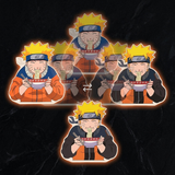 3D Lenticular Sticker - Naruto - Uzumaki Eating Ramen