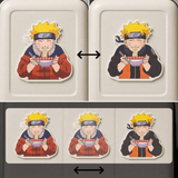 3D Lenticular Sticker - Naruto - Uzumaki Eating Ramen
