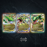3D Lenticular Sticker - Pokémon - Rayquaza EX TCG Card Art