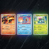 3D Lenticular Sticker - Pokémon - Charmeleon Wartortle Ivysaur TCG Card Art