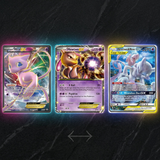 3D Lenticular Sticker - Pokémon - Mew & Mewtwo TCG Card Art
