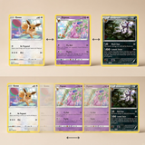 3D Lenticular Sticker - Pokémon - Eevee, Espeon & Umbreon TCG Card Art