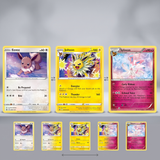 3D Lenticular Sticker - Pokémon - Eevee & Jolteon TCG Card Art
