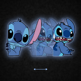 3D Lenticular Sticker - Lilo & Stitch - Stitch