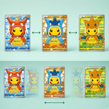 3D Lenticular Sticker - Pokémon - Cosplay Pikachu TCG Card Art