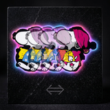 3D Lenticular Sticker - Peanuts - Snoopy