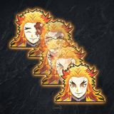 3D Lenticular Sticker - Demon Slayer - Kyojuro Rengoku 2