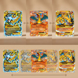 3D Lenticular Sticker - Pokémon - Mega Charizard X & Y TCG Card Art
