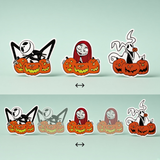 3D Lenticular Sticker - The Nightmare Before Christmas - Jack, Sally & Zero