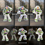 3D Lenticular Sticker - Toy Story - Buzz Lightyear