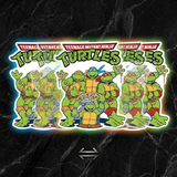 3D Lenticular Sticker - Teenage Mutant Ninja Turtles - Group