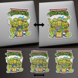 3D Lenticular Sticker - Teenage Mutant Ninja Turtles - Group