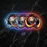 3D Lenticular Sticker - Demon Slayer - Tanjiro Kamado (Tanjiro Kamado (Water and Fire Breathing))
