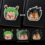 3D Lenticular Sticker - One Piece - Zoro and Luffy
