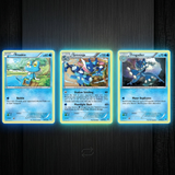 3D Lenticular Sticker - Pokémon - Froakie Frogadier Greninja TCG Card Art