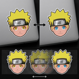 3D Lenticular Sticker - Naruto - Uzumaki Headshots
