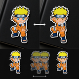 3D Lenticular Sticker - Naruto - Uzumaki Fighting Stance