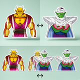 3D Lenticular Sticker - Dragon Ball - Piccolo Orange Form Powering Up